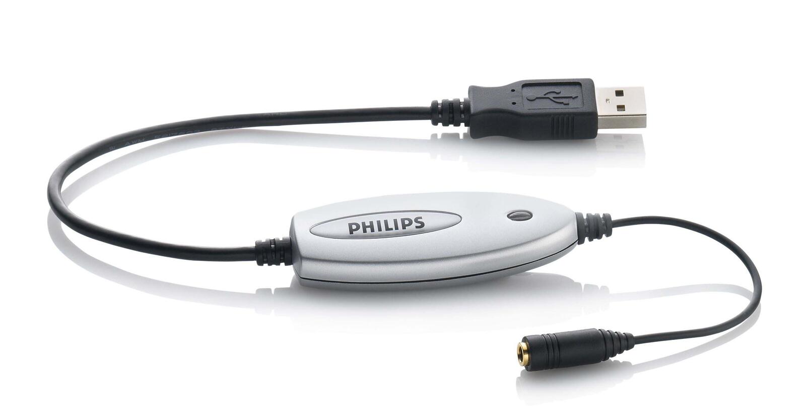 PHILIPS LFH9034 Audio USB 2.0/3,5 mm Klinke Adapter