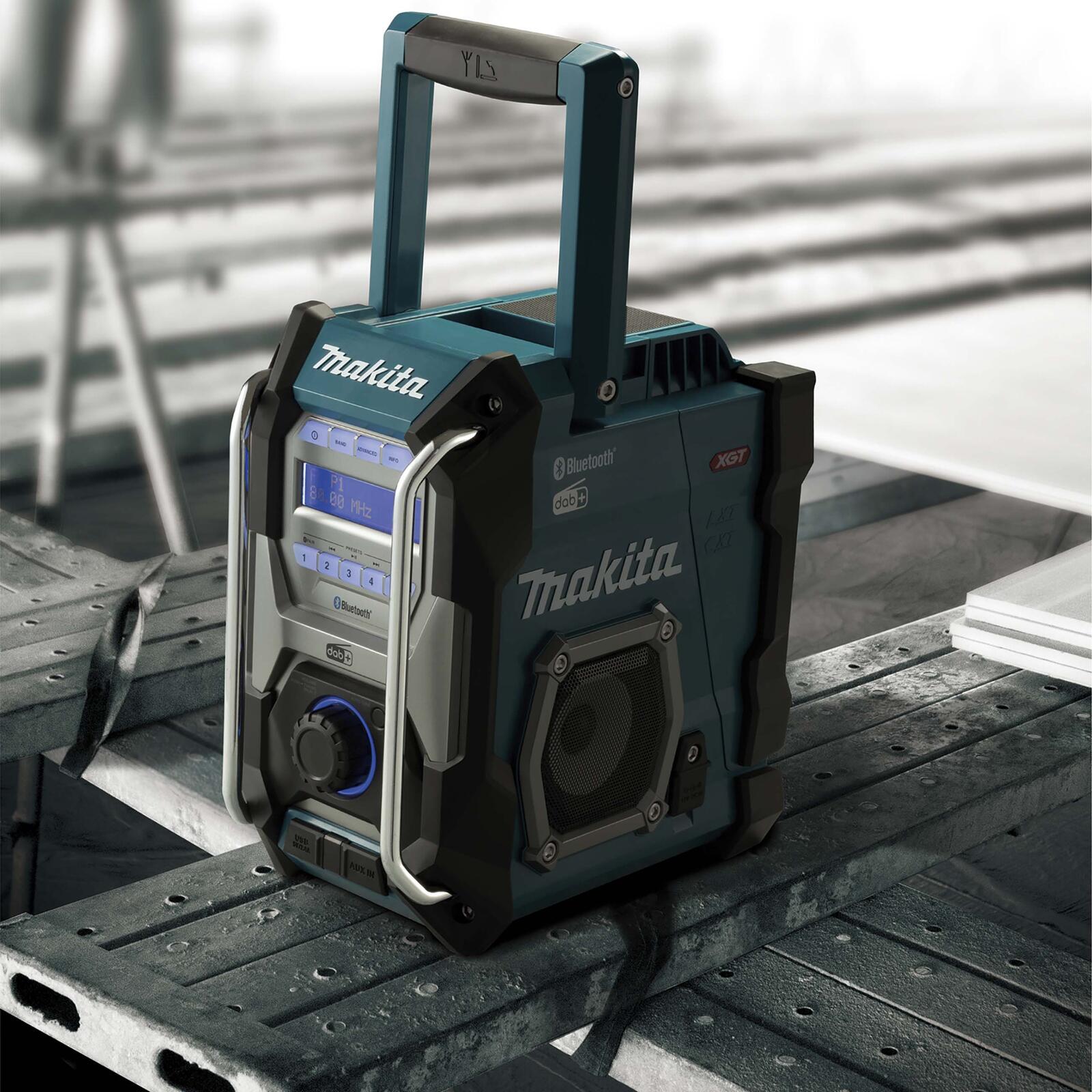 makita MR004GZ Baustellenradio blau, schwarz