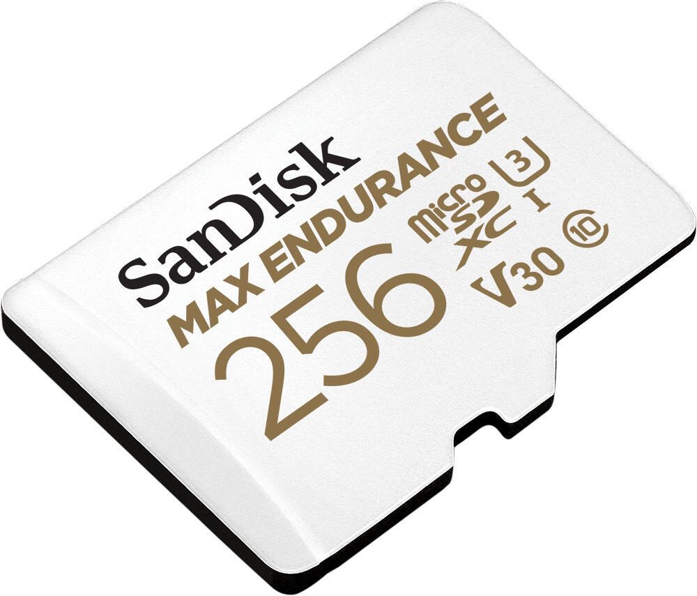 SanDisk Max Endurance microSDXC Speicherkarte 256GB + SD Adapter