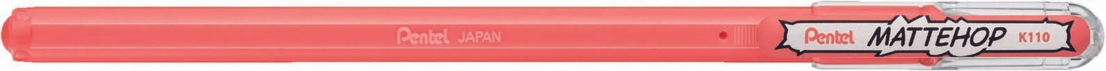 Pentel Mattehop Gelschreiber 0.5 mm, Schreibfarbe: Orange