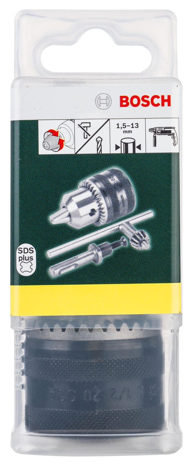 BOSCH SDS plus-Adapter mit Bohrfutter Schnellspannbohrfutter