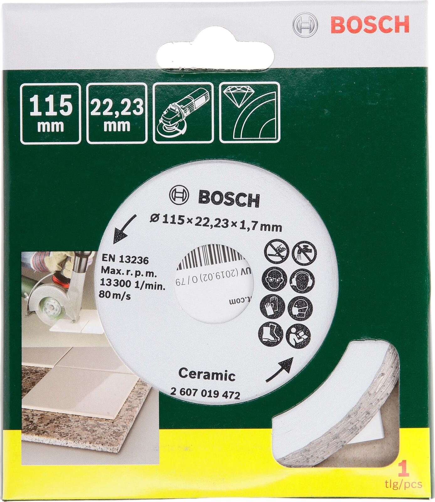 BOSCH Diamant-Trennscheibe 115 mm