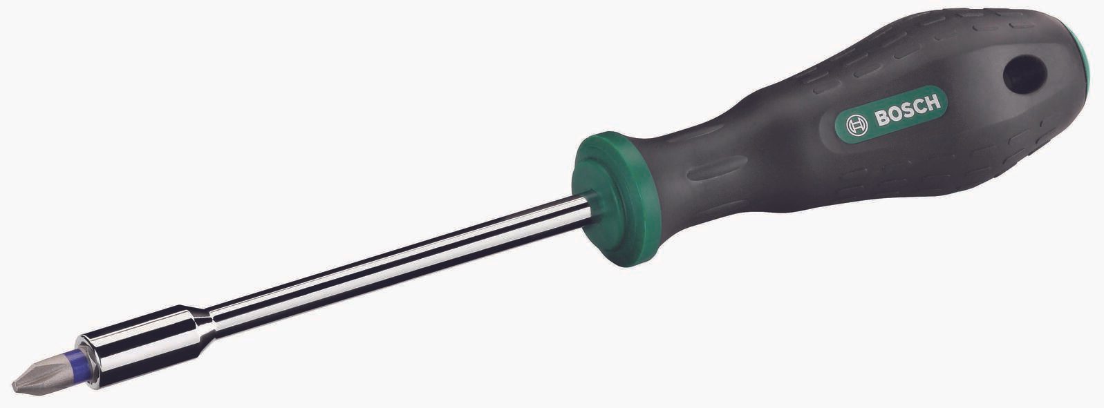 BOSCH Bit-Set Set mit Handschraubendreher 32-teilig