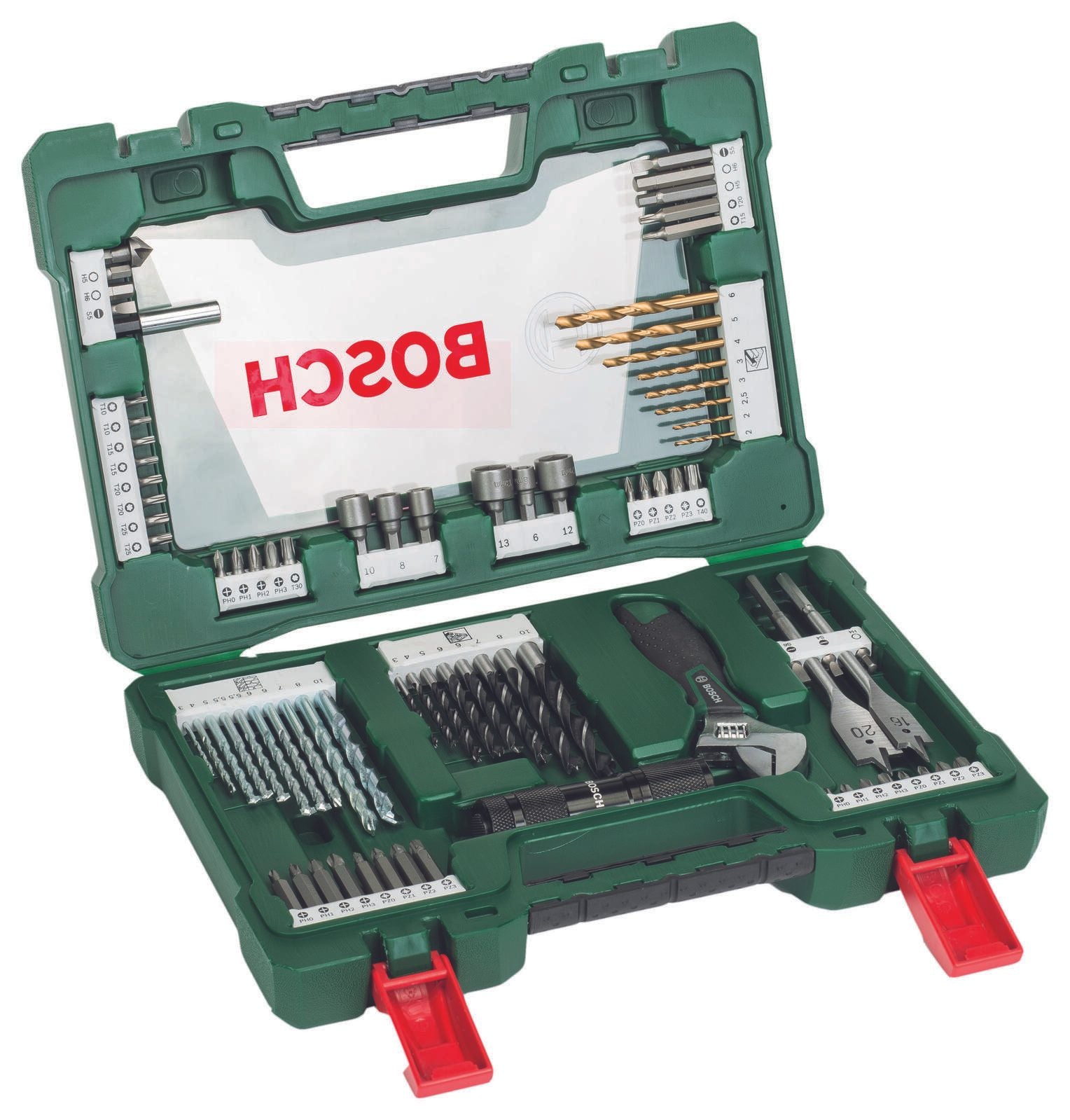 BOSCH Bohrer- und Bit-Set V-Line Box 83-teilig