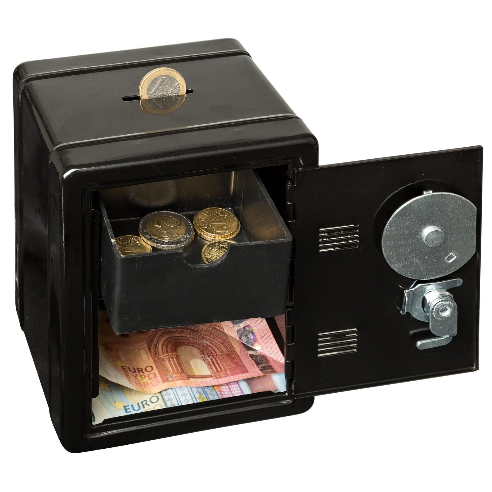 Idena Spartresor Spardose schwarz