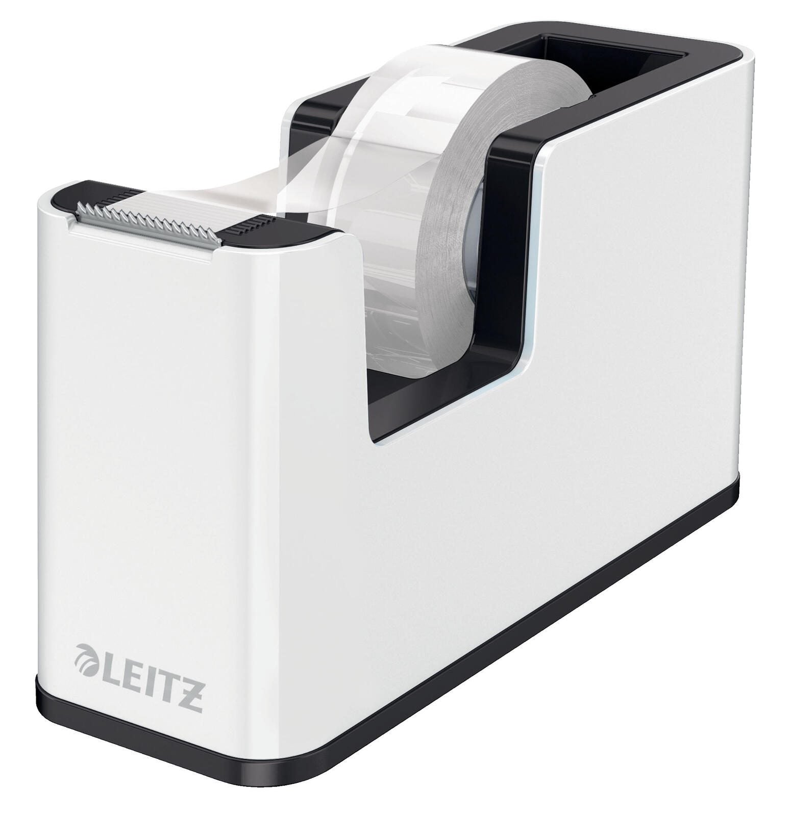 LEITZ WOW Duo Colour Tischabroller perlweiß/schwarz