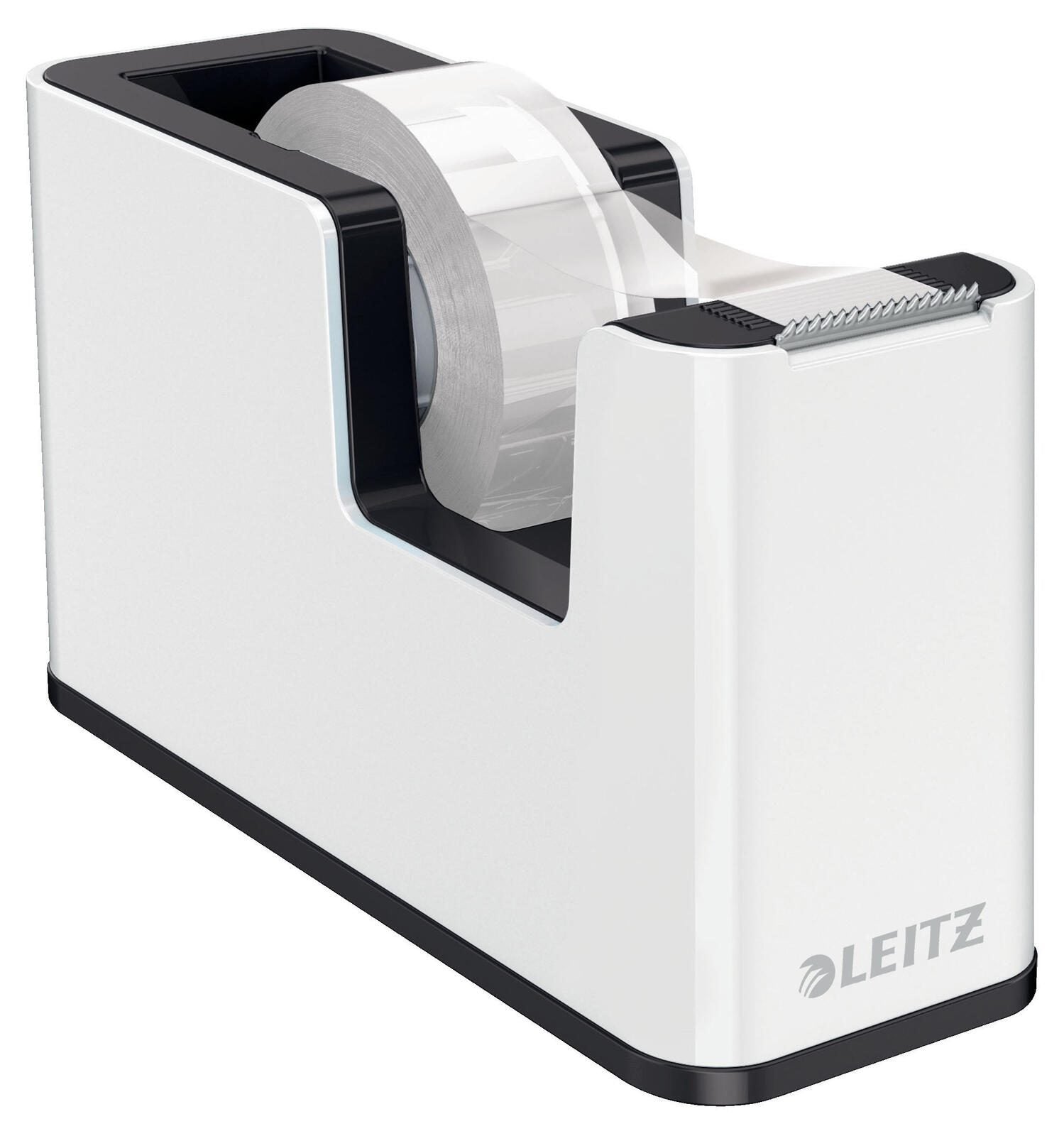 LEITZ WOW Duo Colour Tischabroller perlweiß/schwarz