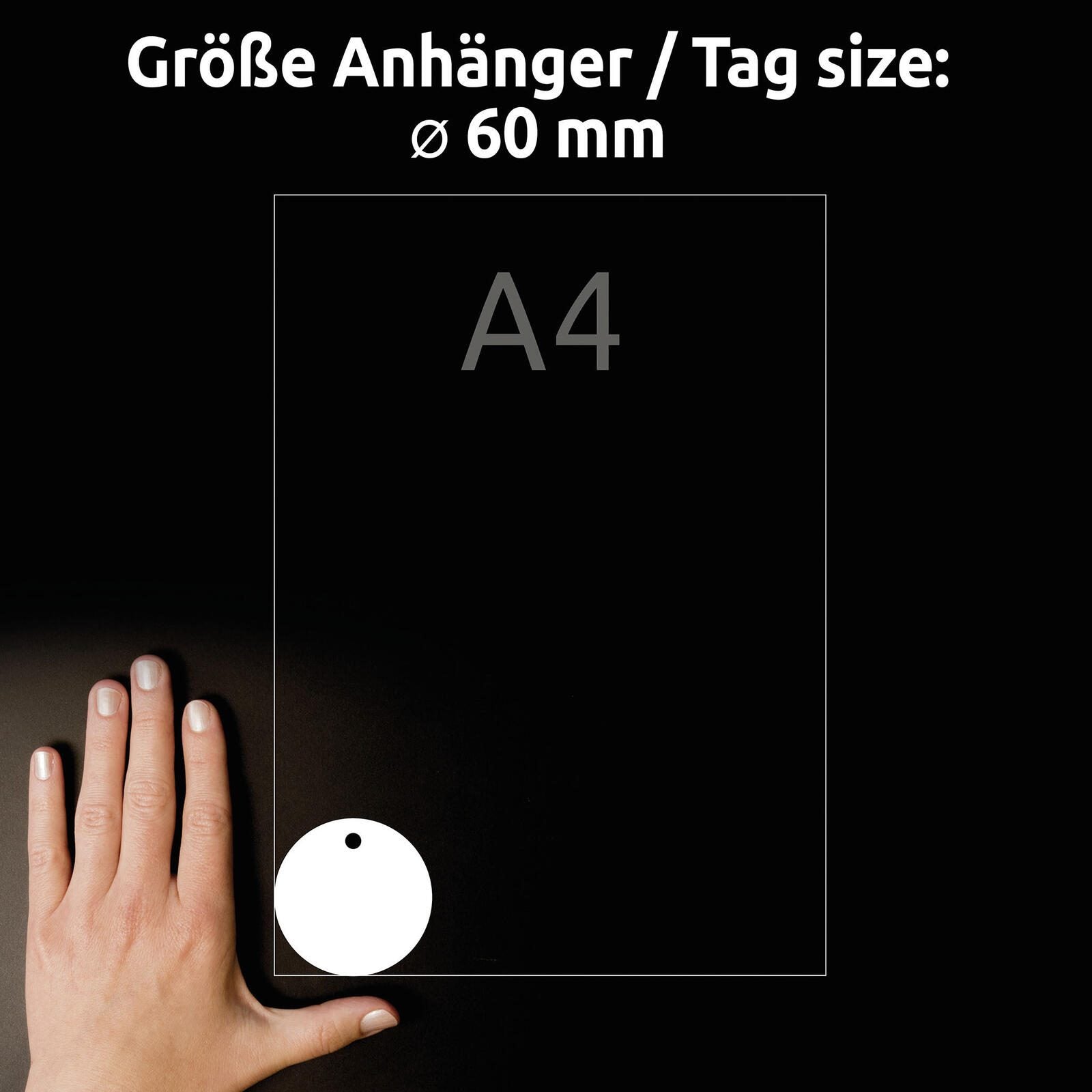 AVERY Zweckform Hängeetiketten 60,0 x 60,0 mm