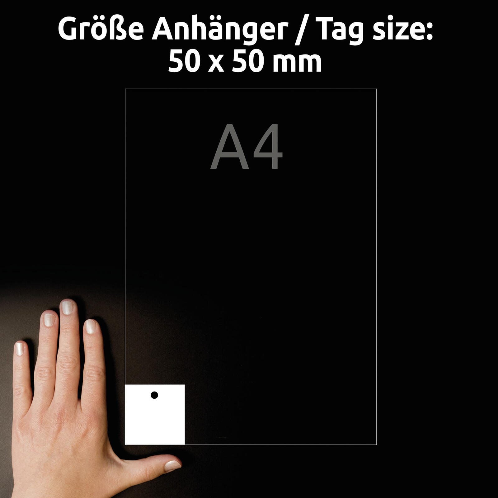 AVERY Zweckform Hängeetiketten 50,0 x 50,0 mm