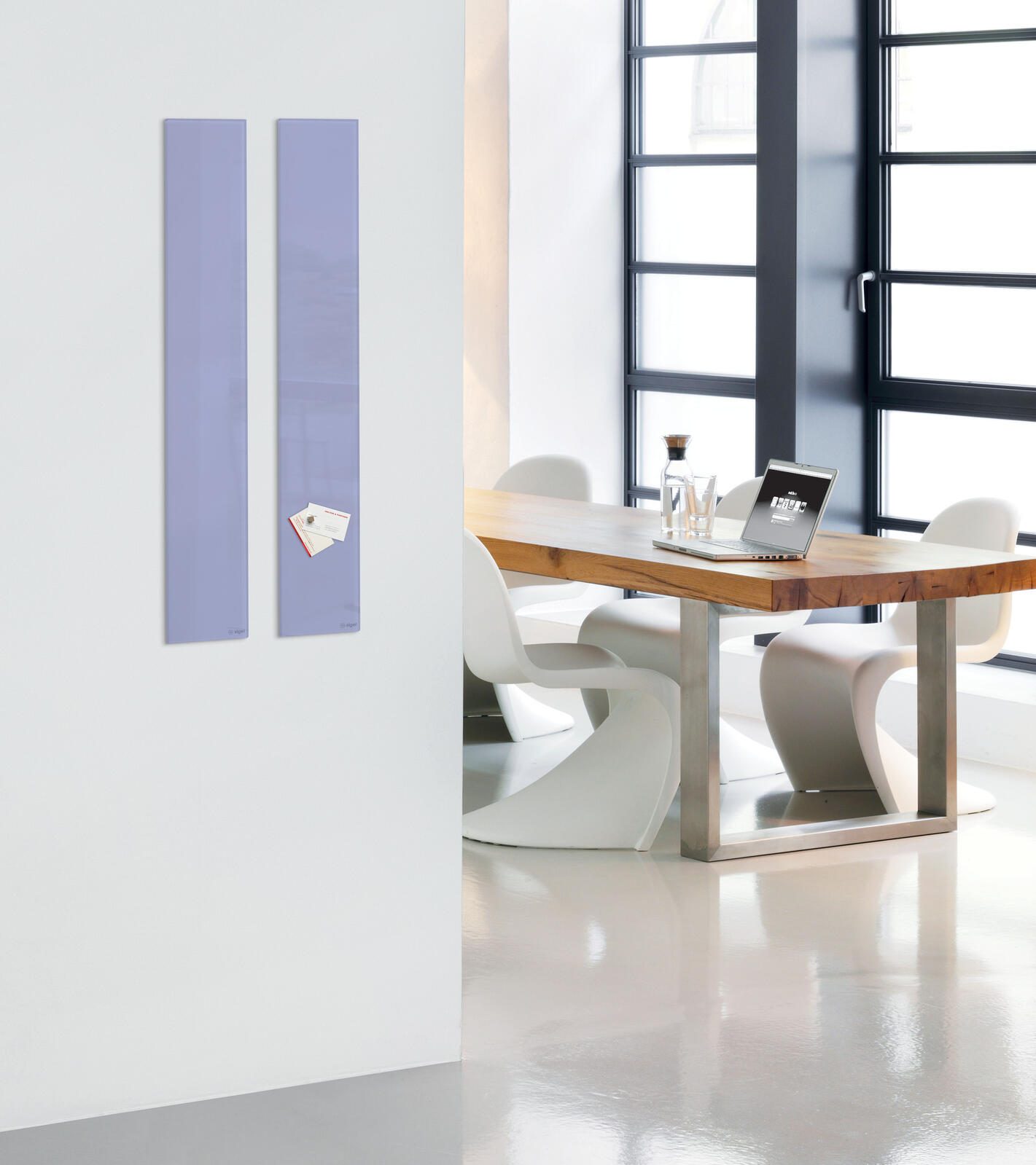 SIGEL Glas-Magnettafel artverum® 78,0 x 12,0 cm lavendel