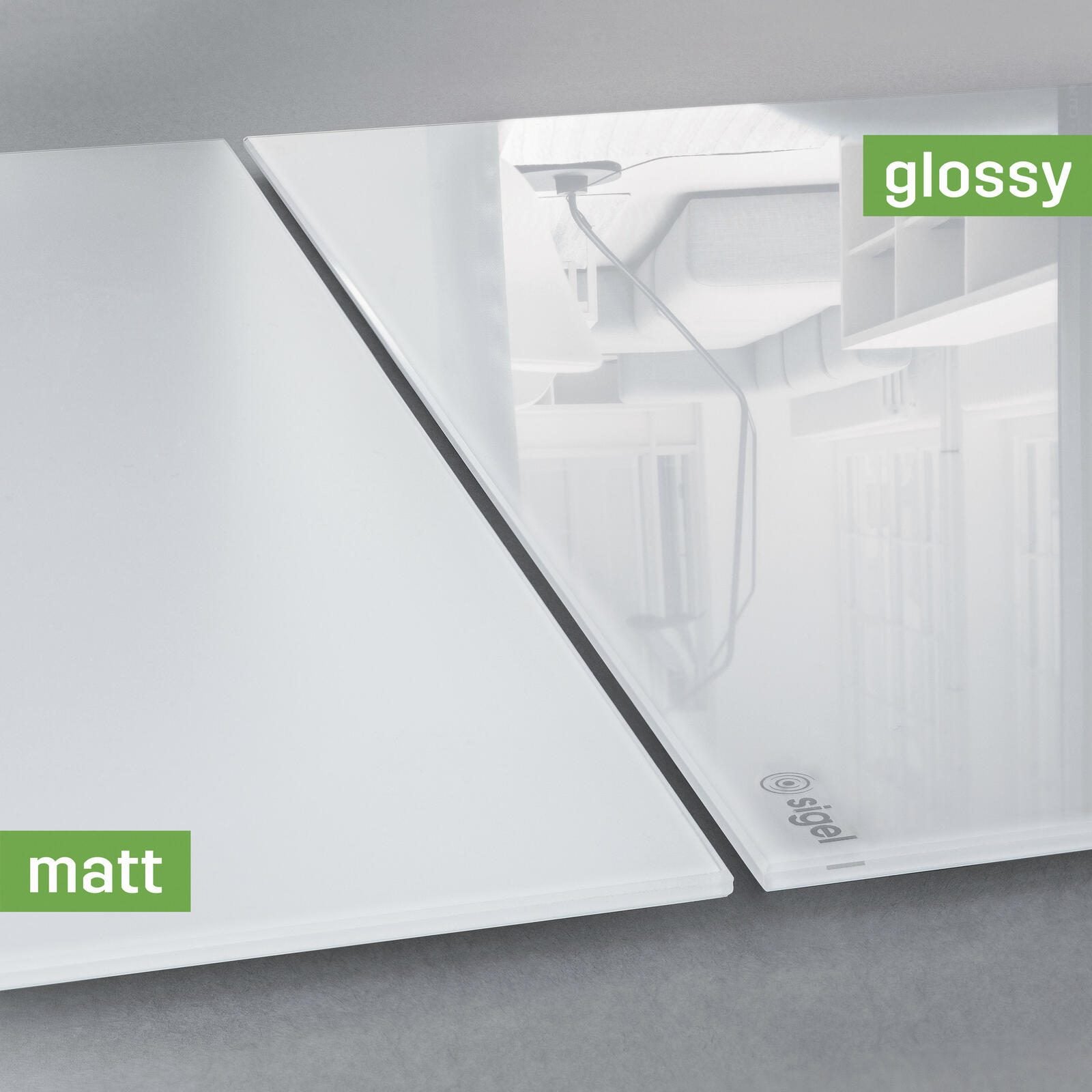 SIGEL Glas-Magnettafel artverum® 12,0 x 78,0 cm aquamarin