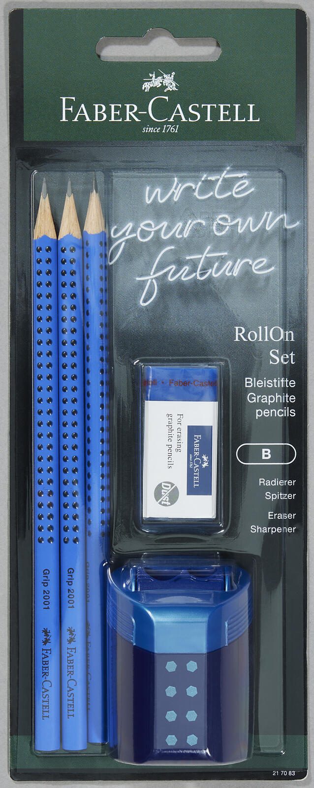 FABER-CASTELL Bleistift-Set GRIP 2001
