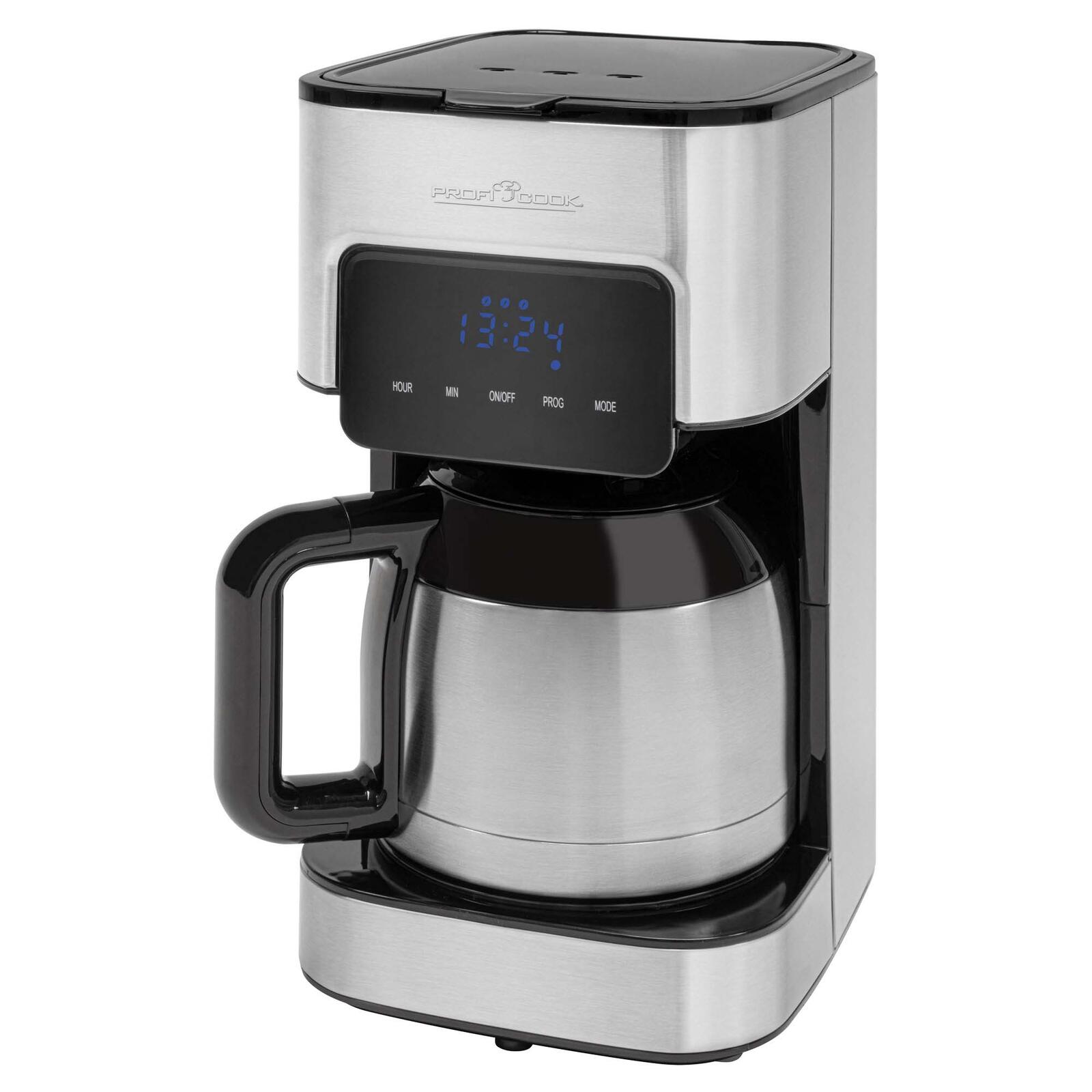 ProfiCook PC-KA 1191 Kaffeemaschine silber/schwarz