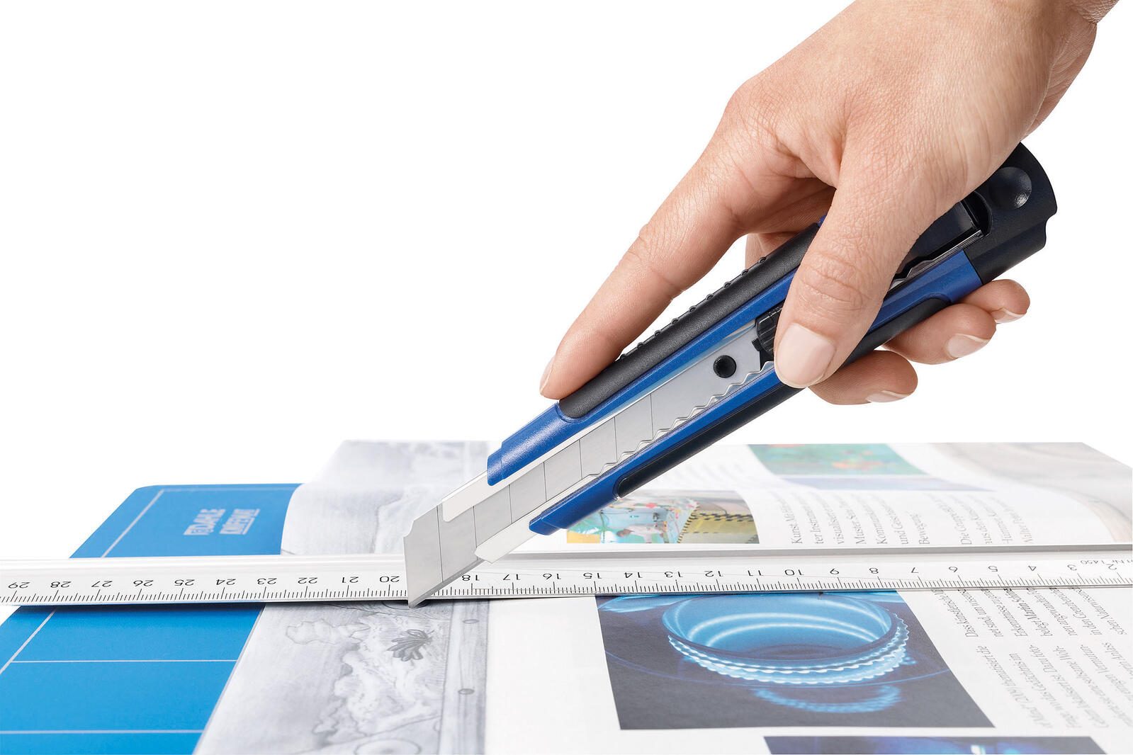 DAHLE Allround Cuttermesser 18 mm blau, schwarz