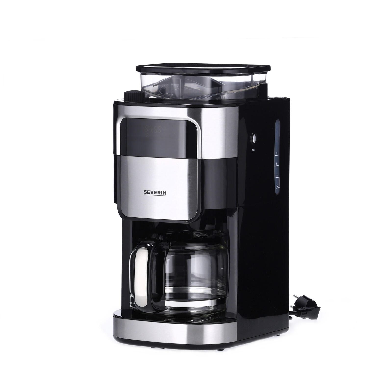 SEVERIN KA4813 Kaffeemaschine silber/schwarz