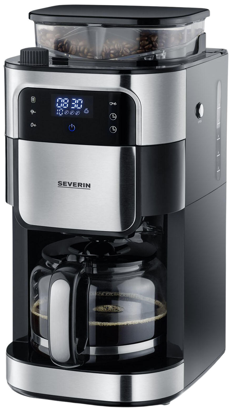 SEVERIN KA4813 Kaffeemaschine silber/schwarz