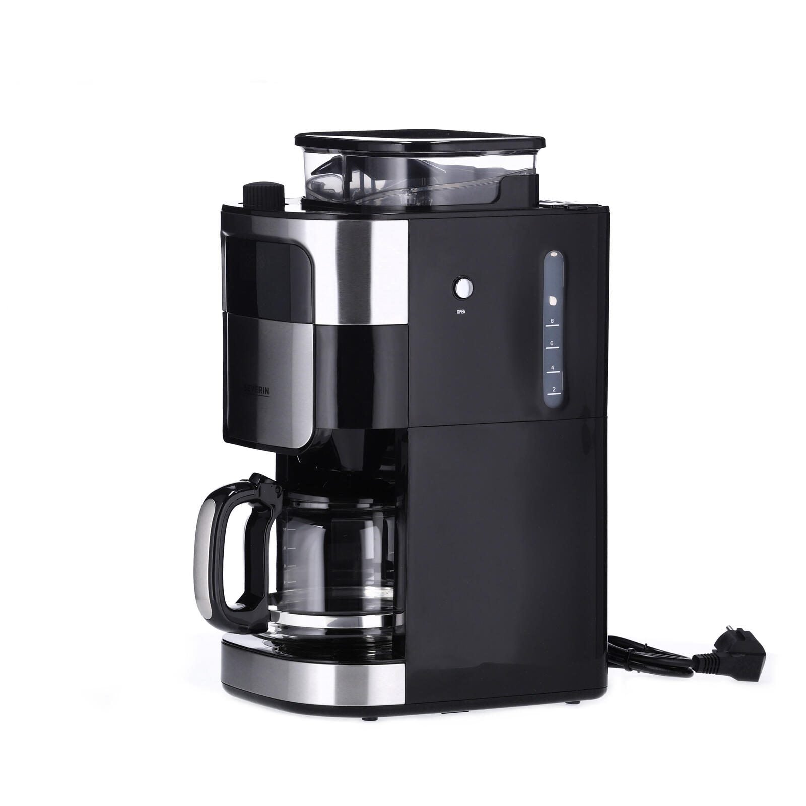 SEVERIN KA4813 Kaffeemaschine silber/schwarz