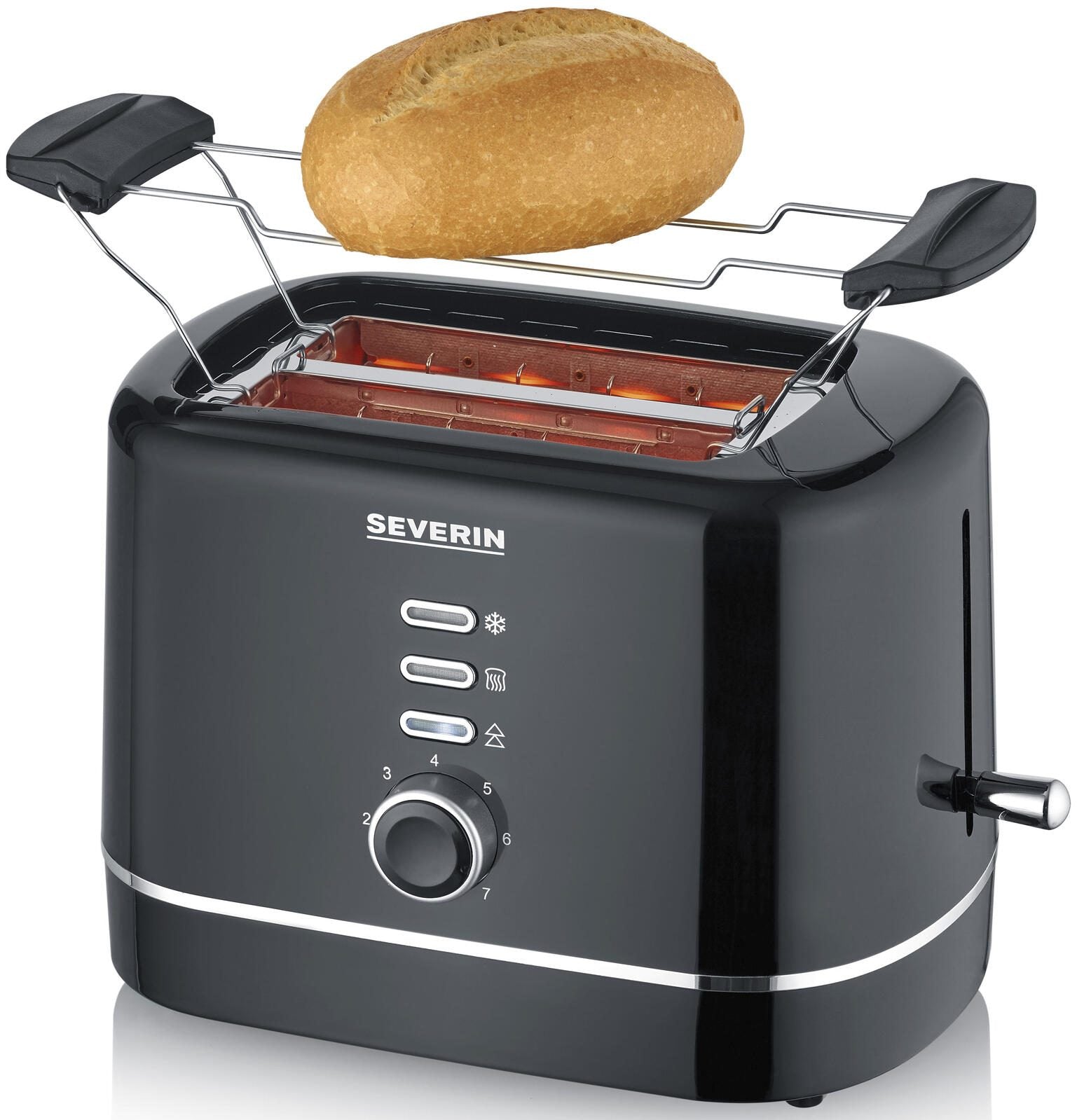 SEVERIN AT 4321 Toaster 850 W schwarz