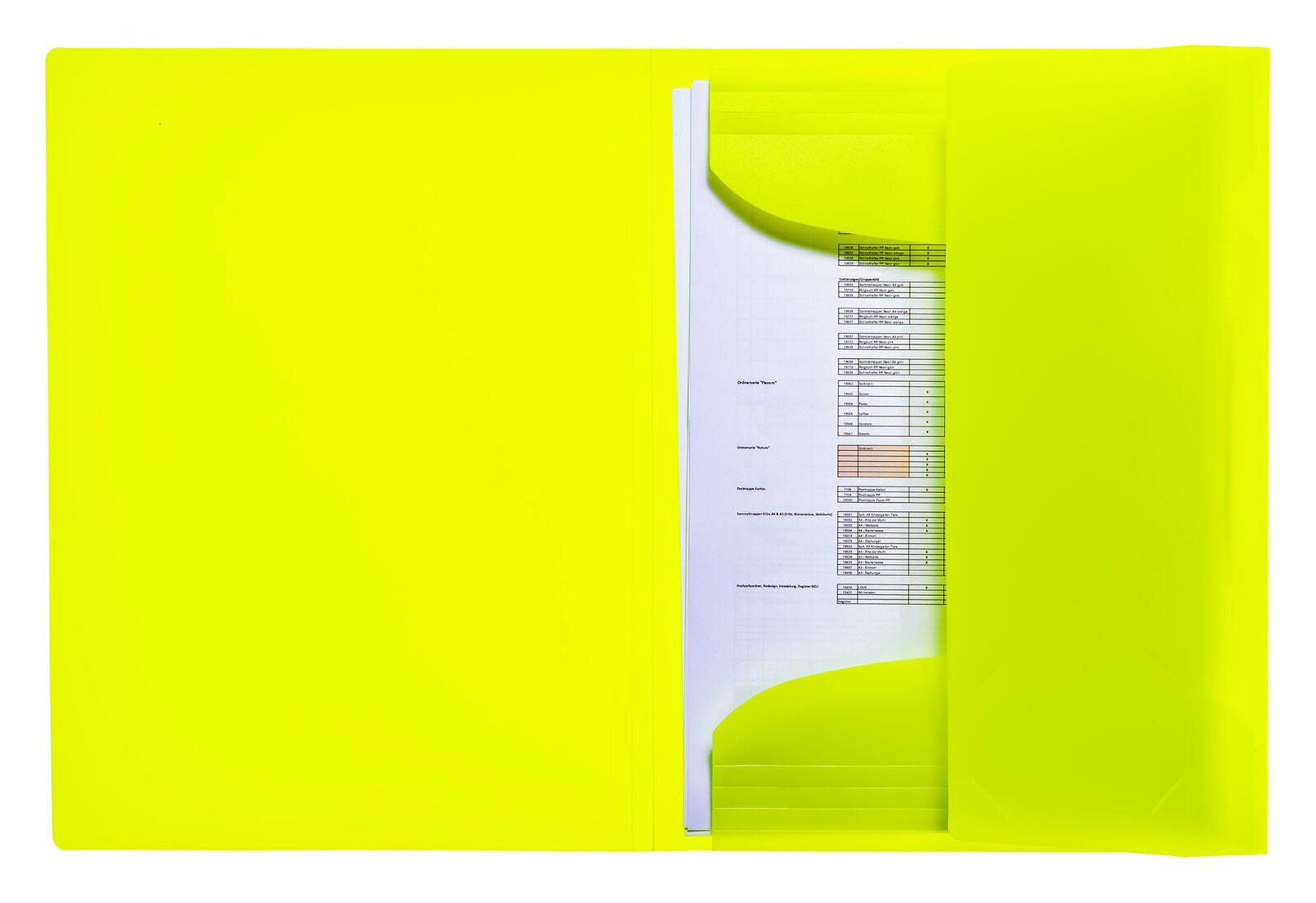 HERMA Sammelmappe Neon DIN A4 neon-gelb