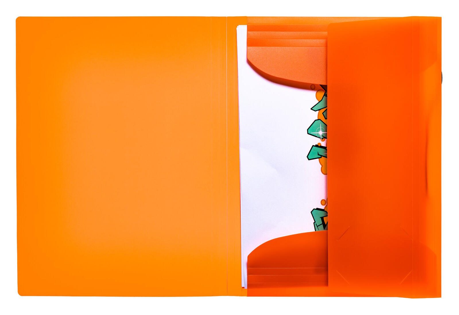 HERMA Sammelmappe Neon DIN A4 neon-orange