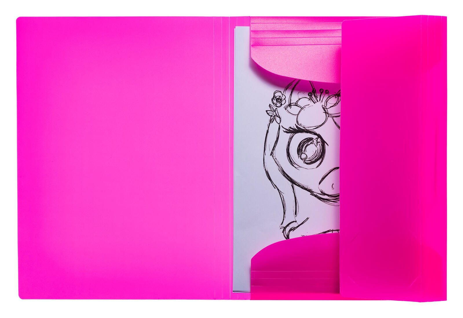 HERMA Sammelmappe Neon DIN A4 neon-pink