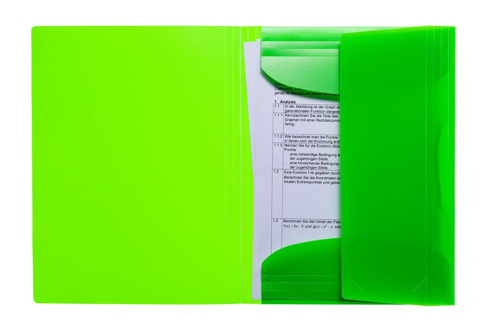 HERMA Sammelmappe Neon DIN A4 neon-grün