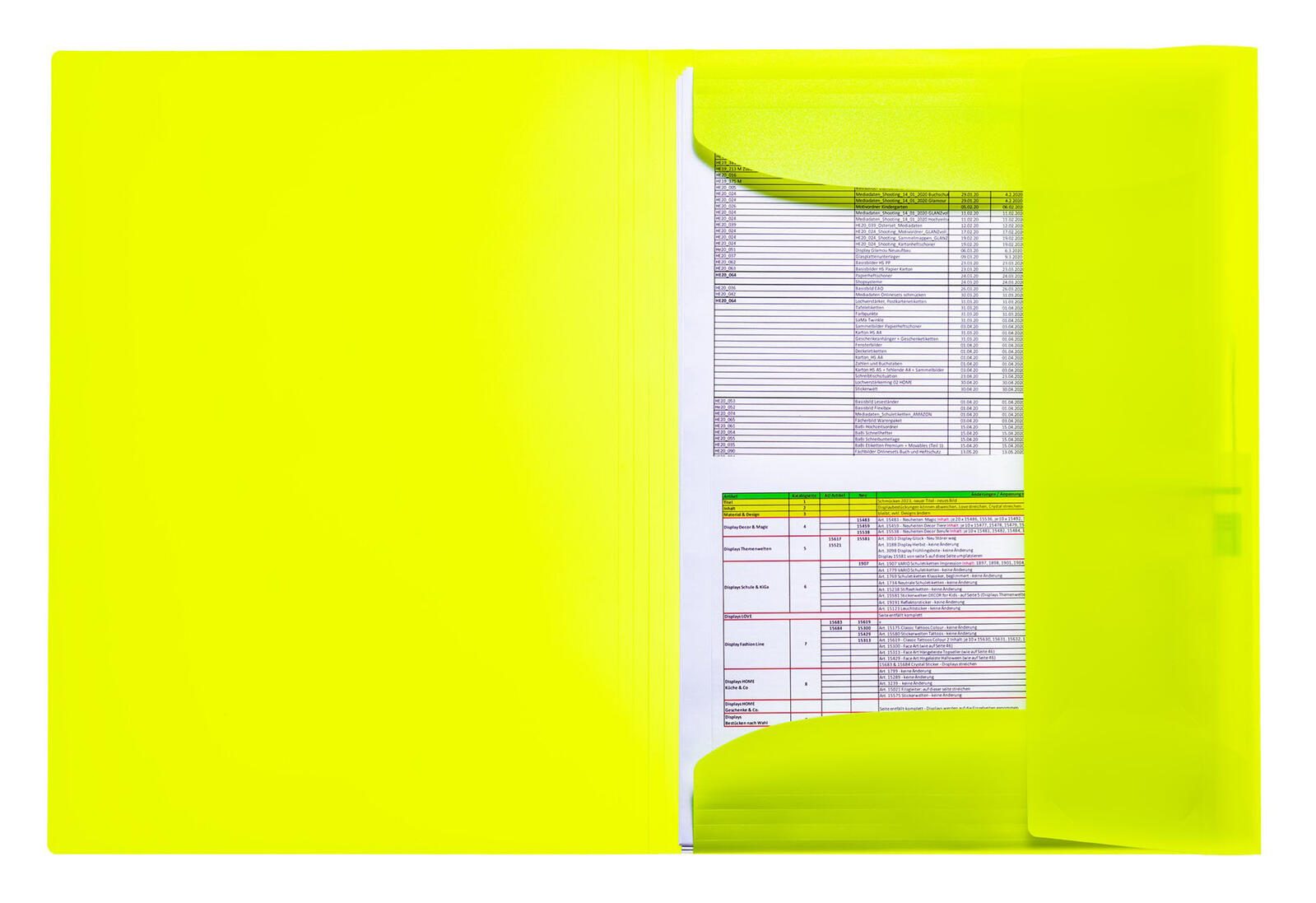 HERMA Zeichenmappe Neon A3 neon-gelb
