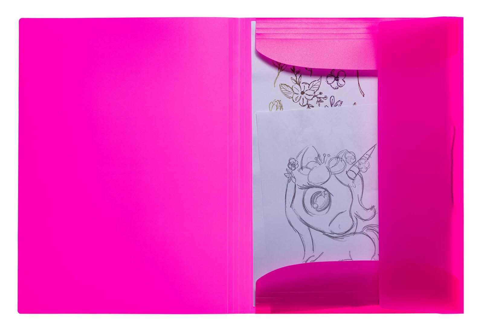 HERMA Zeichenmappe Neon A3 neon-pink