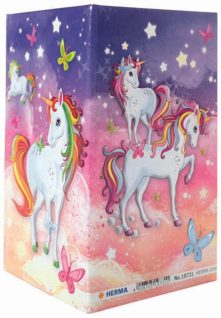 HERMA Stiftehalter 8,0 x 8,0 x 13,5 cm Einhorn