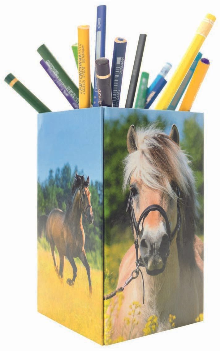 HERMA Stiftehalter 8,0 x 8,0 x 13,5 cm Pferdewiese