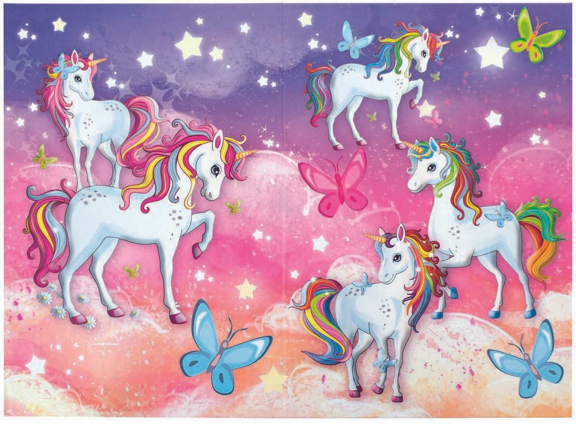 HERMA Papierkorb 15,0 l Einhorn
