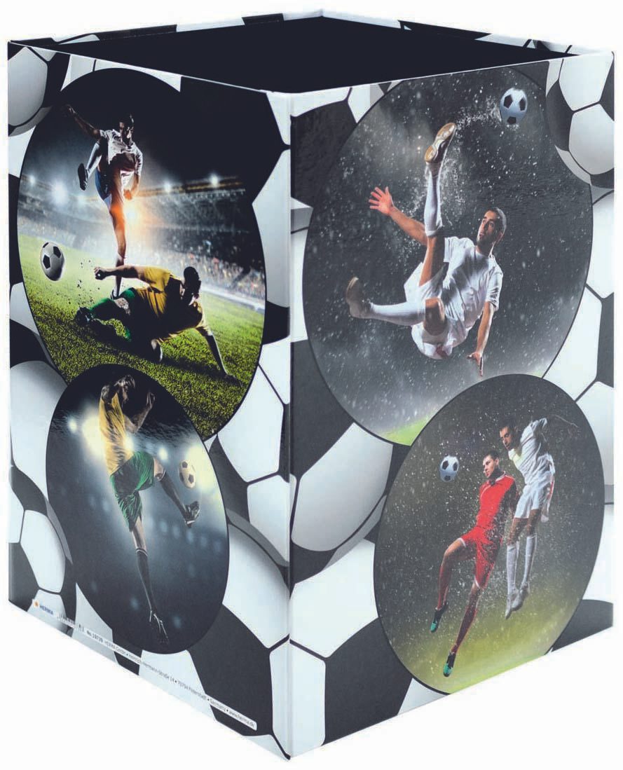 HERMA Papierkorb 15,0 l Fußball