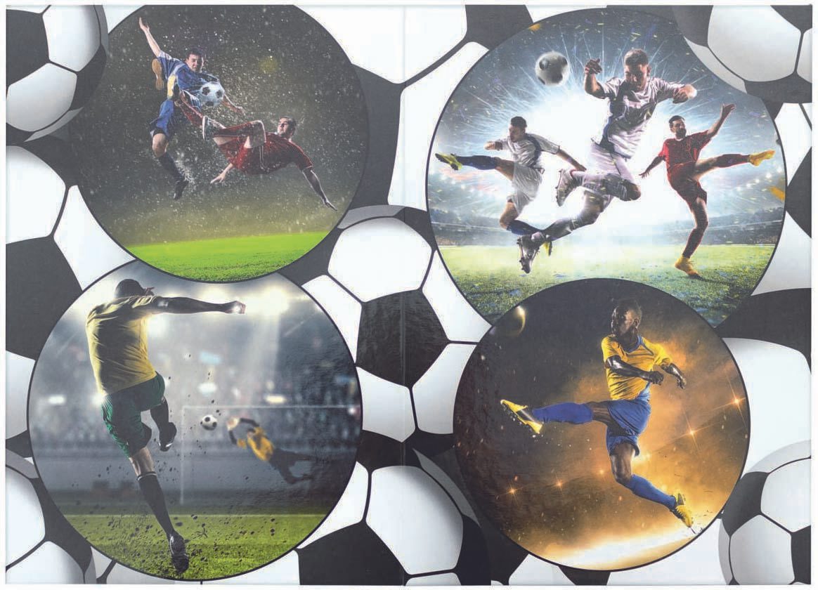 HERMA Papierkorb 15,0 l Fußball