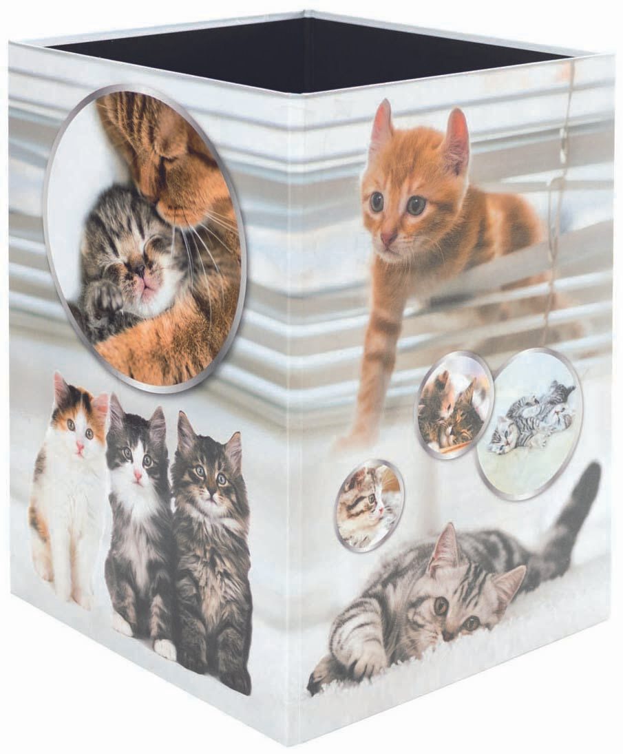 HERMA Papierkorb 15,0 l Katzen