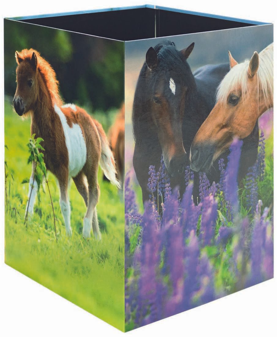 HERMA Papierkorb 15,0 l Pferdewiese