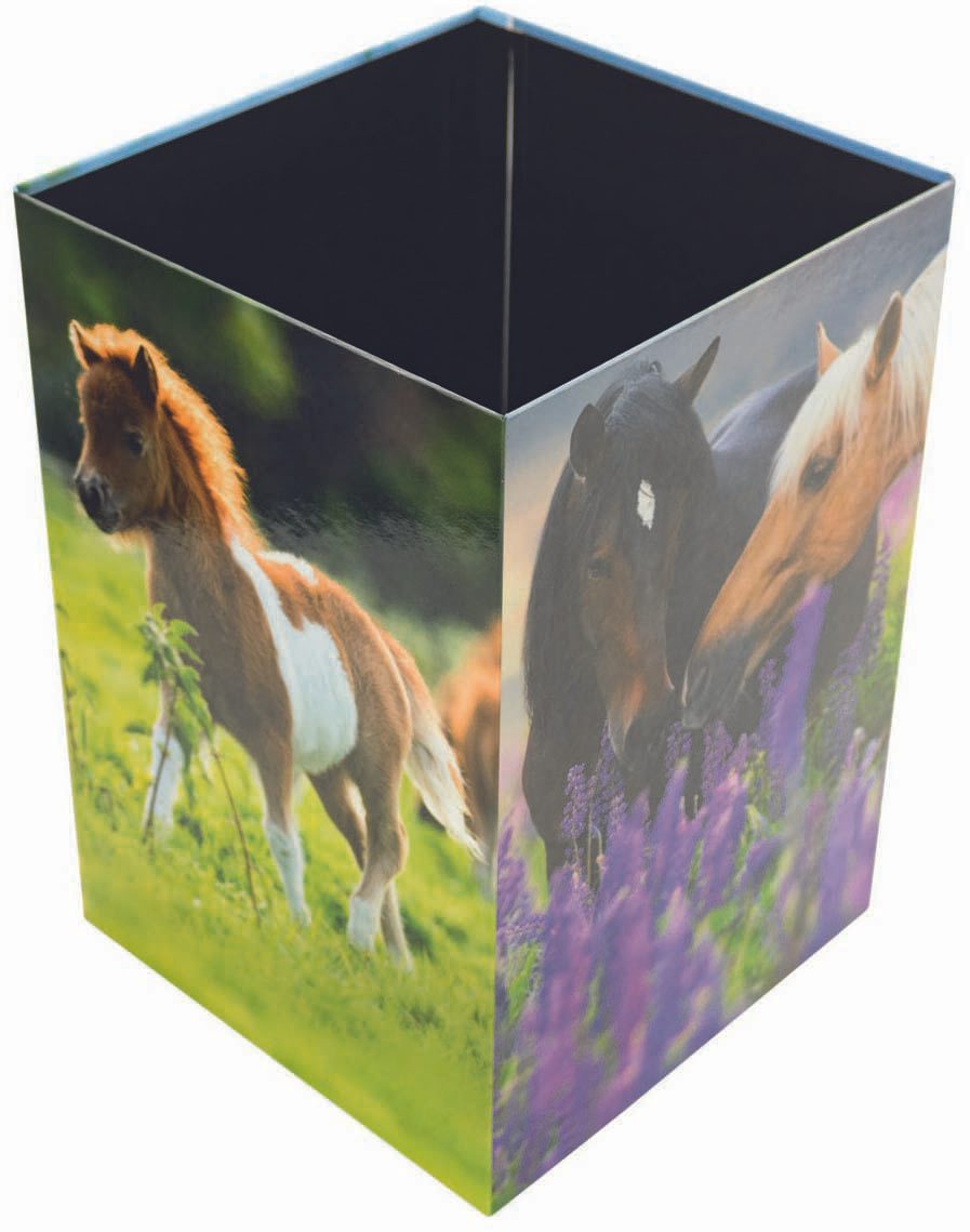 HERMA Papierkorb 15,0 l Pferdewiese