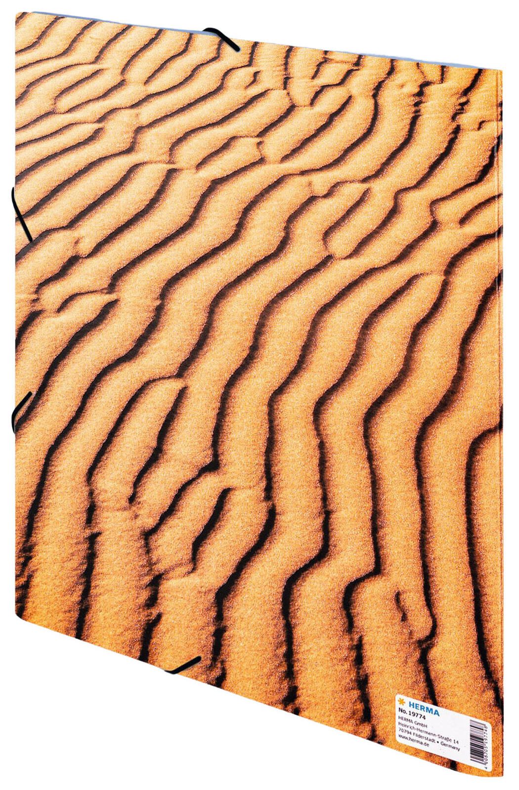 HERMA Sammelmappe Nature DIN A4 Sand