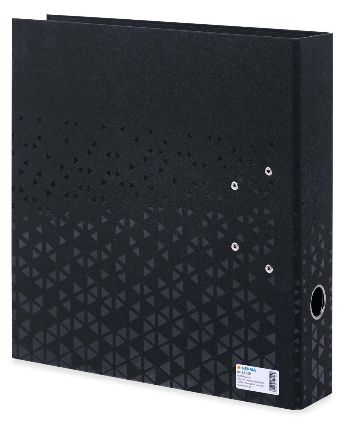 HERMA Motivordner Rückenbreite 7 cm DIN A4 Karton schwarz