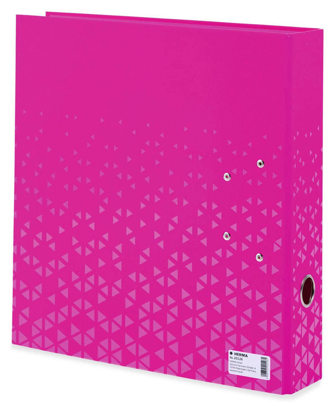 HERMA Motivordner Rückenbreite 7 cm DIN A4 Karton pink
