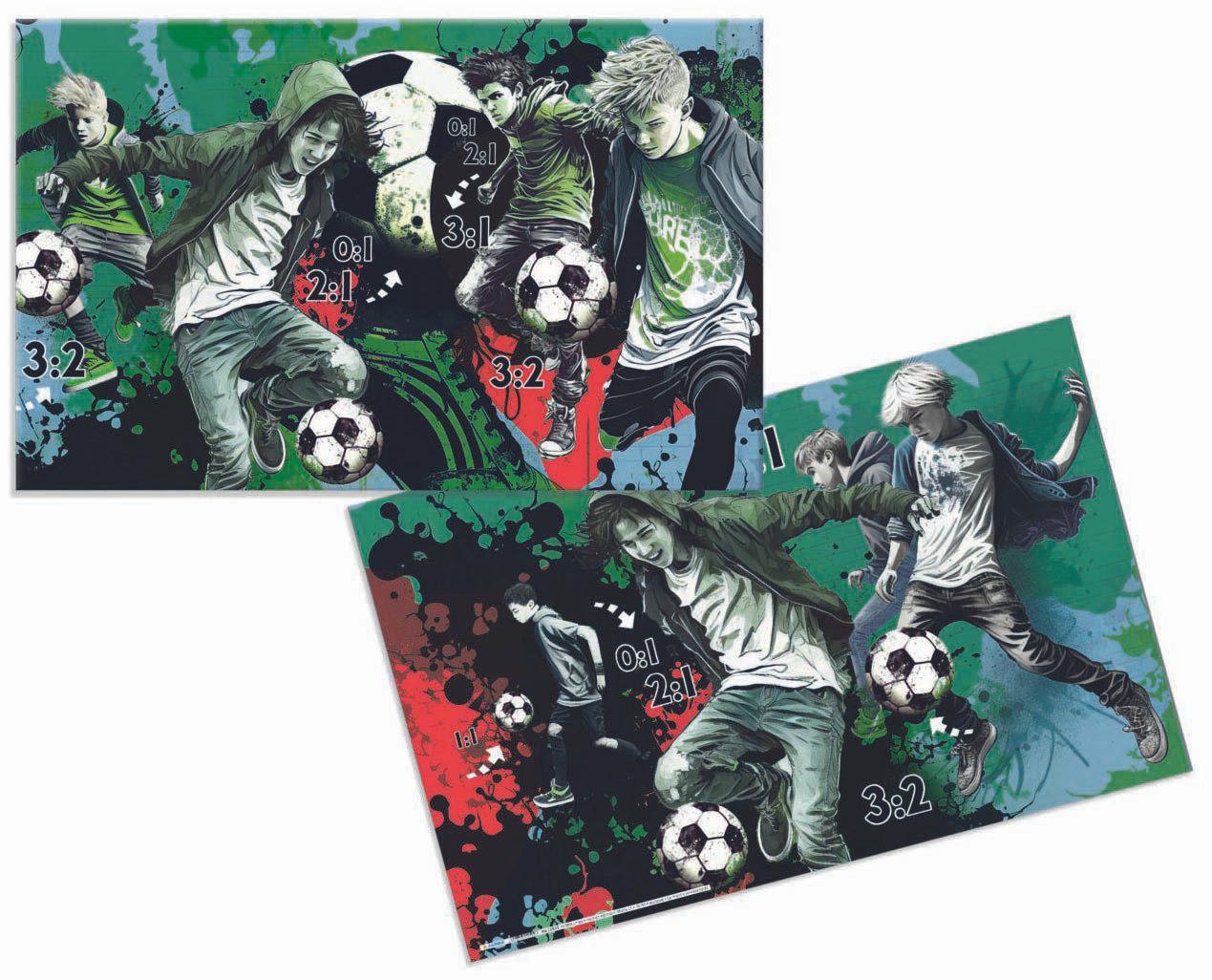 HERMA Schreibtischunterlagen 55,0 x 35,0 cm Street Soccer