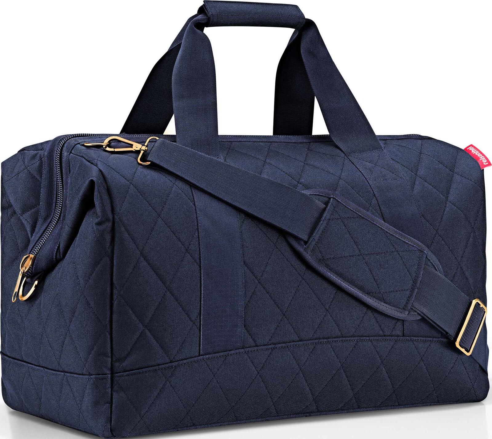 reisenthel® Reisetasche allrounder L rhombus 48,0 x 29,0 x 39,5 cm schwarz 30,0 l