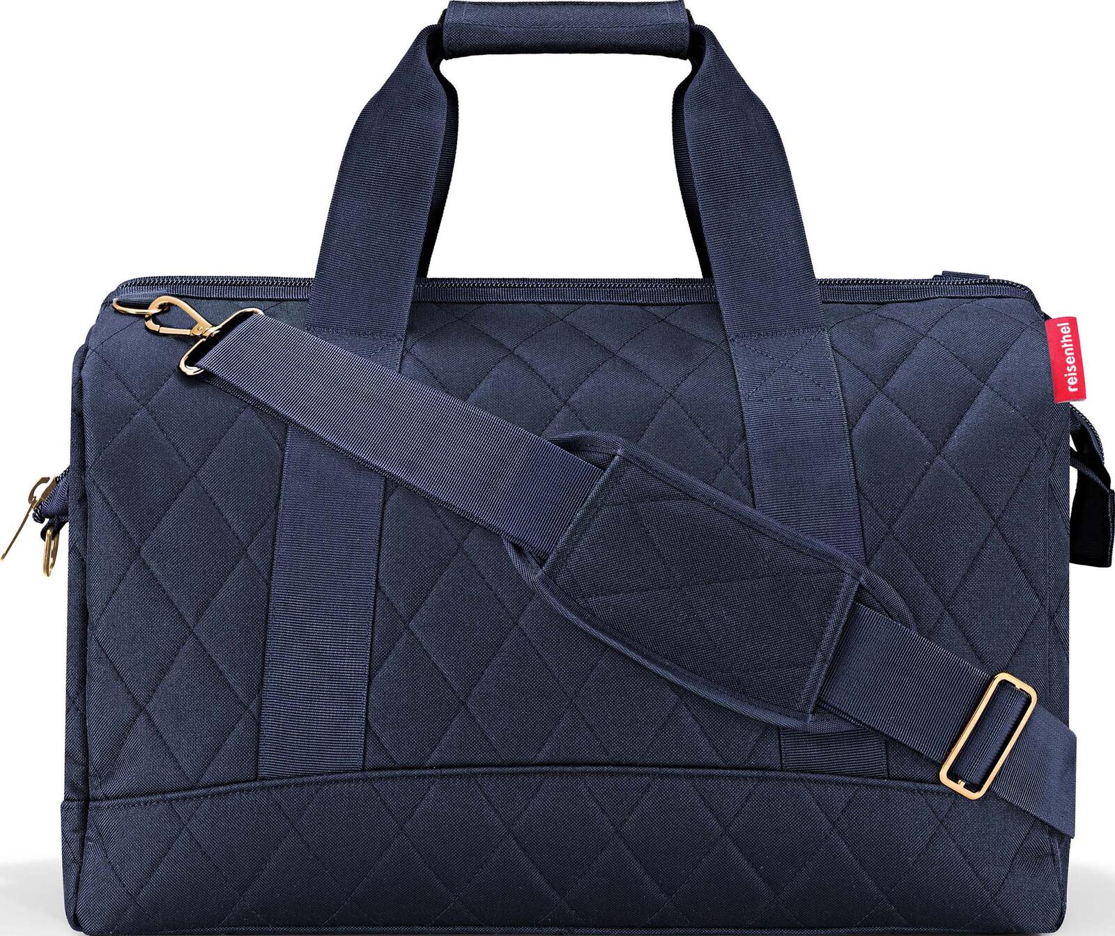 reisenthel® Reisetasche allrounder L rhombus 48,0 x 29,0 x 39,5 cm schwarz 30,0 l