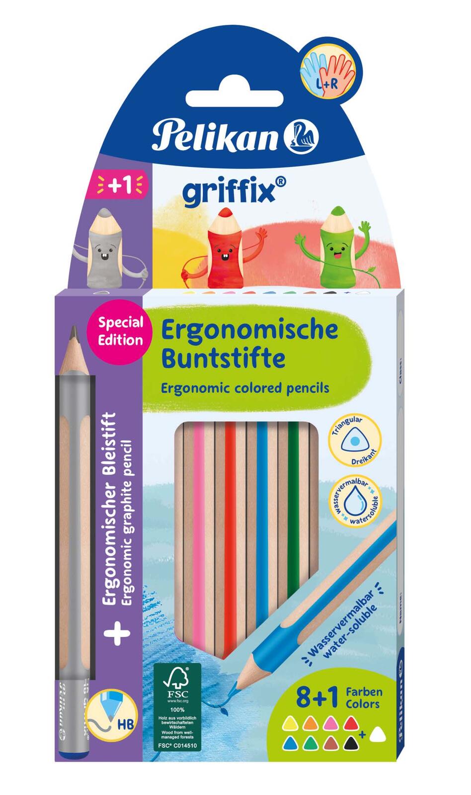 Pelikan Buntstifte griffix® Mehrfarbig