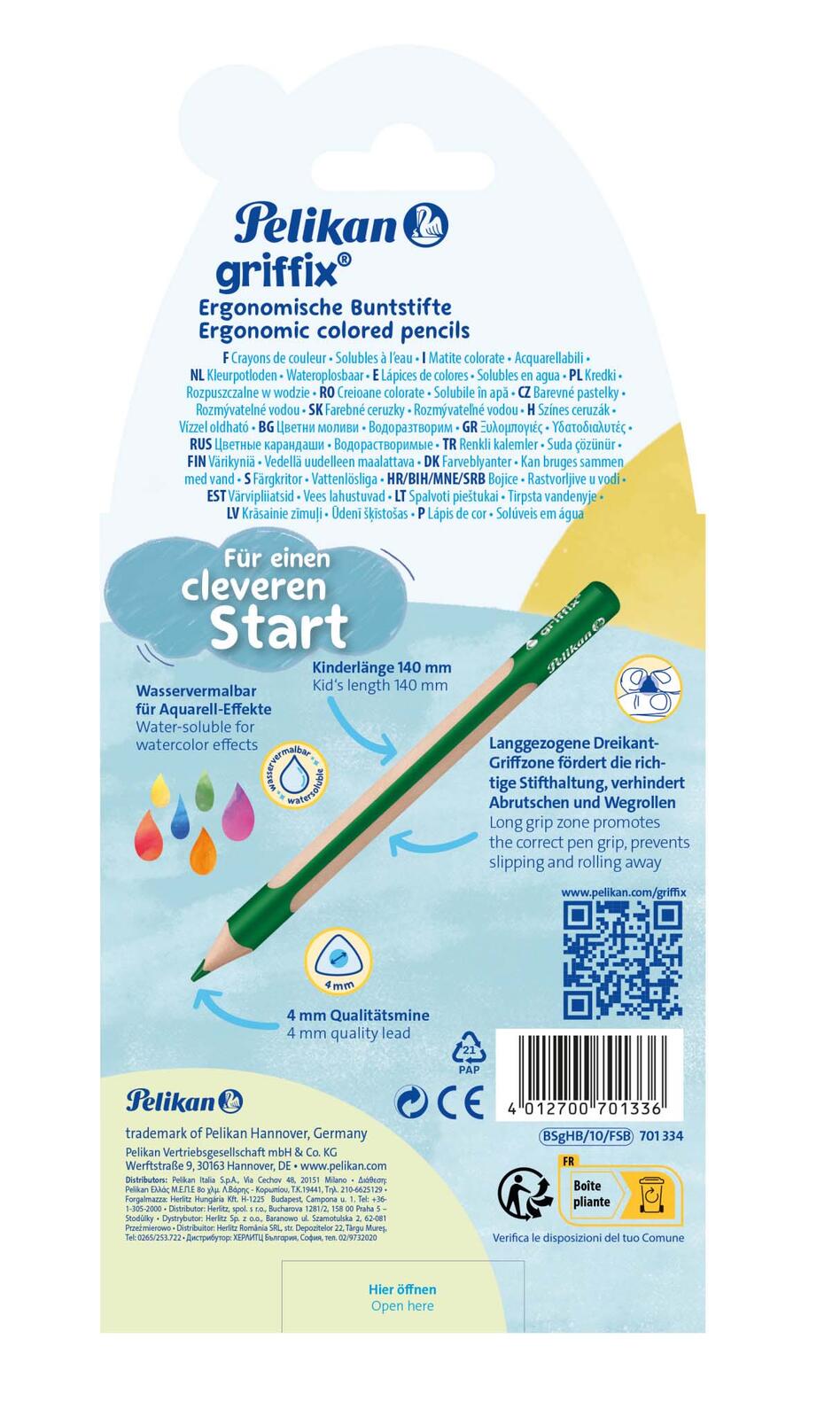 Pelikan Buntstifte griffix® Mehrfarbig