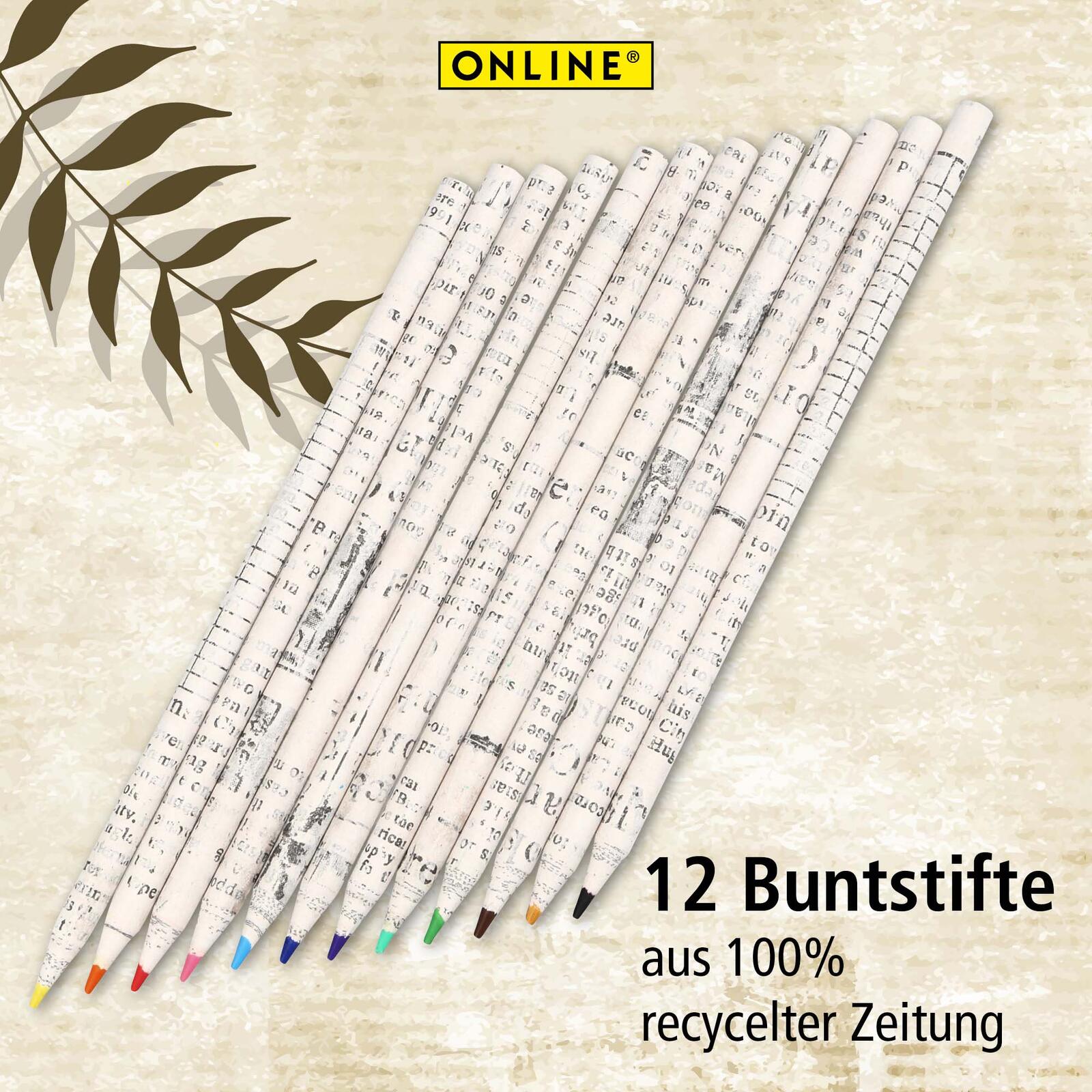 ONLINE® Buntstifte Save My World Mehrfarbig