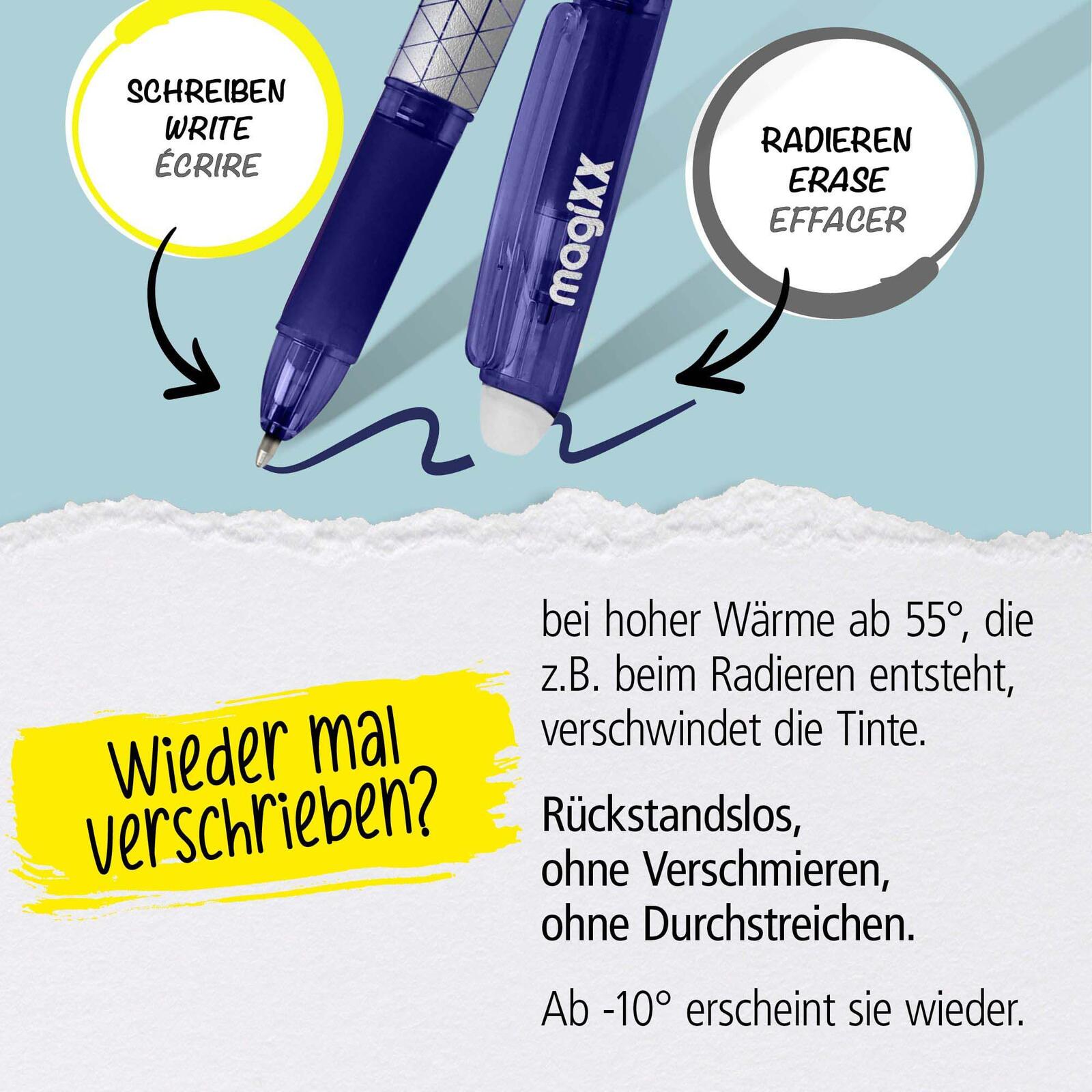 ONLINE® magiXX Classic Gelschreiber 0.7 mm, Schreibfarbe: Türkis