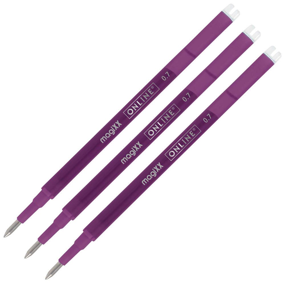 ONLINE® magiXX Gelschreiberminen 0.7 mm Lila