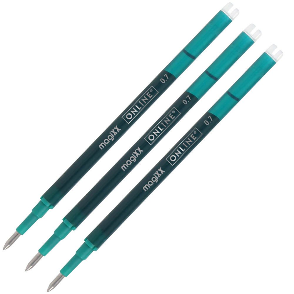 ONLINE® magiXX Gelschreiberminen 0.7 mm Türkis