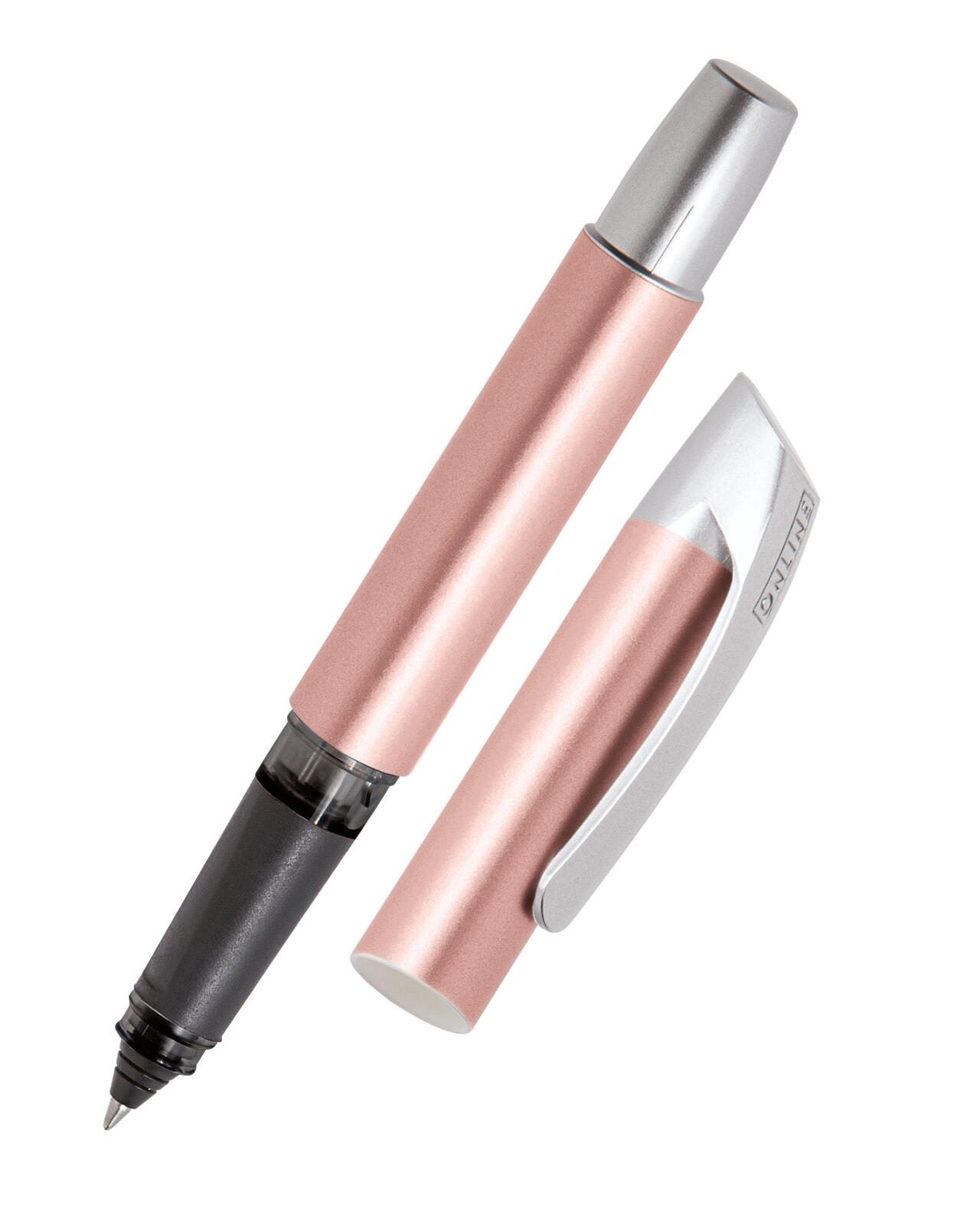 ONLINE® Campus Rosegold Tintenroller 0.7 mm Blau