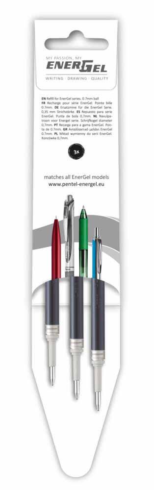 Pentel EnerGel Gelschreiberminen 0.35 mm Schwarz